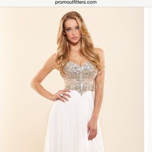 Authentic Terani Couture evening gown/prom/wedding